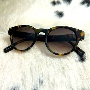 Hugo Boss Round Tortoiseshell Sunglasses